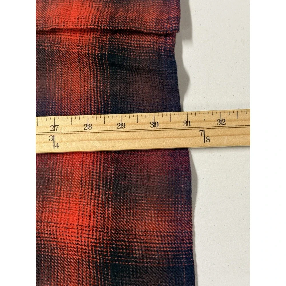 Levi's Relaxed Jackson Worker Flannel Shirt Men's XL Shadow Plaid Long Sleeve